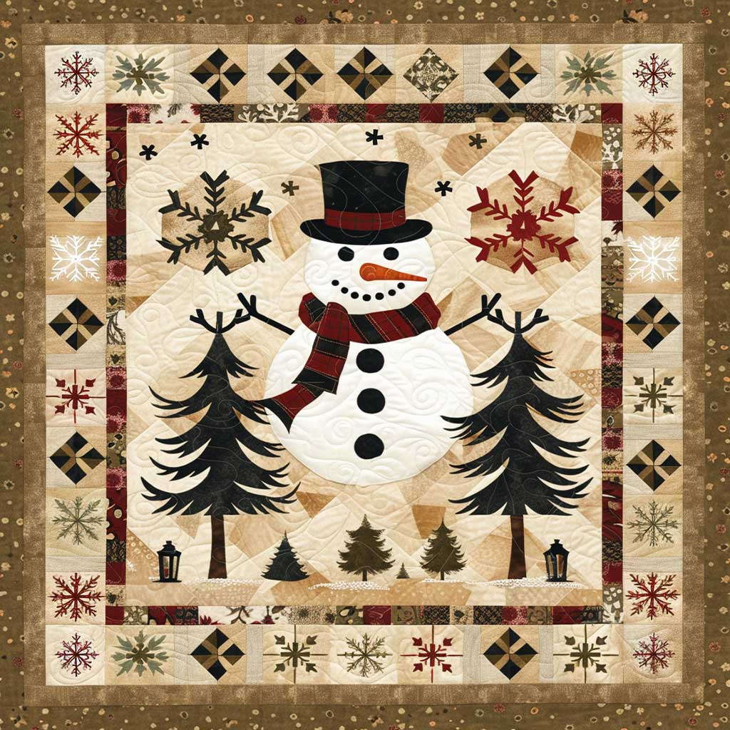 Snowman WJ1107017CL Quilt