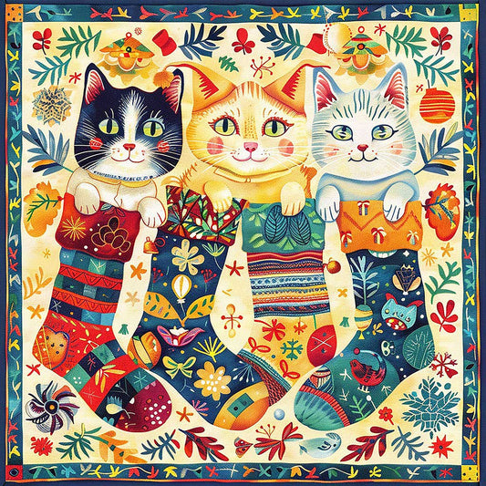 Sock Cats WM2907001CL Quilt