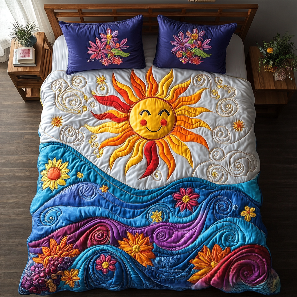 Solar Waves YR2401031CL Duvet Cover Set