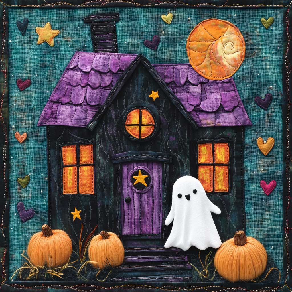 Spooky Halloween XR0108034CL Quilt