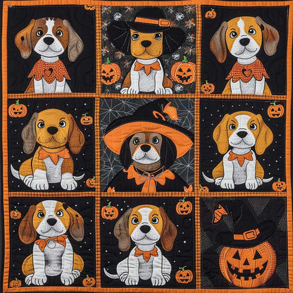 Spooky Paw Beagles XR1908016CL Quilt