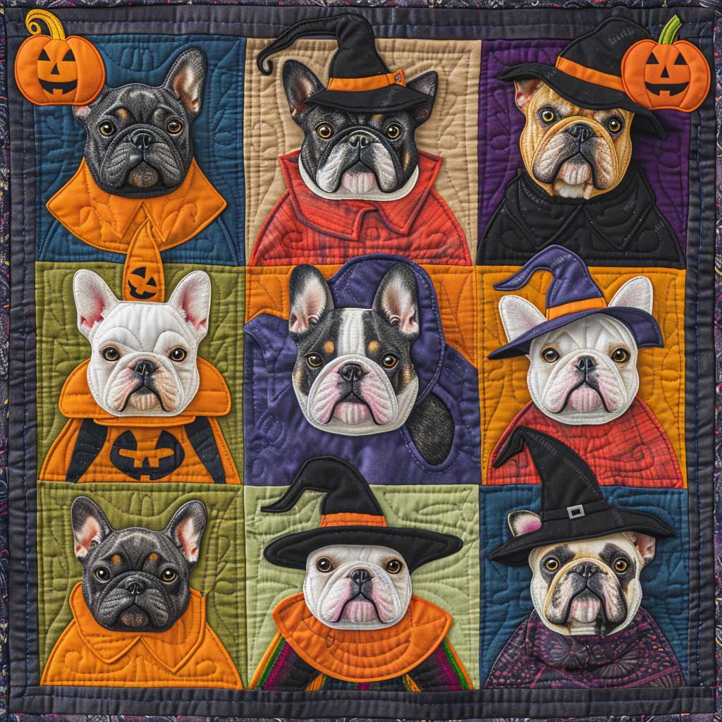 Spooky Pups XR1908044CL Quilt