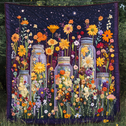 Spring In The Bottle WU2612132CL Quilt