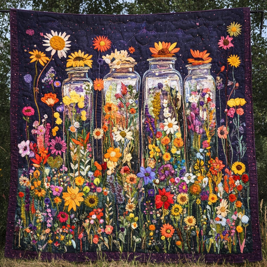 Spring In The Bottle WU2612134CL Quilt