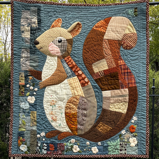 Squirrel WU2612074CL Quilt