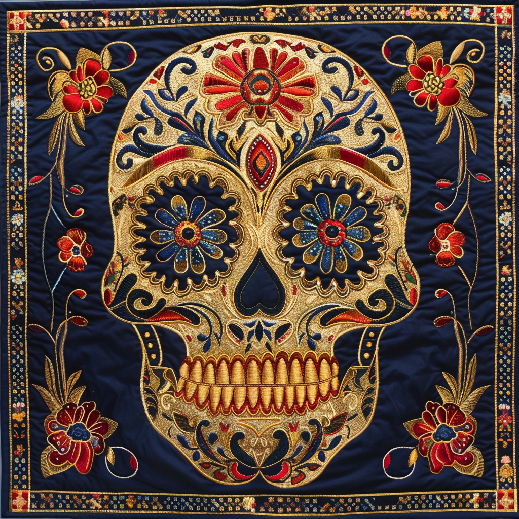 Sugar Skull WJ0706015CL Quilt