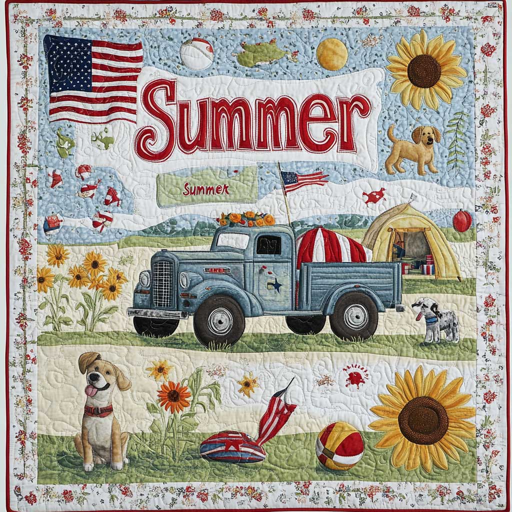 Summer Farm XR0108007CL Quilt