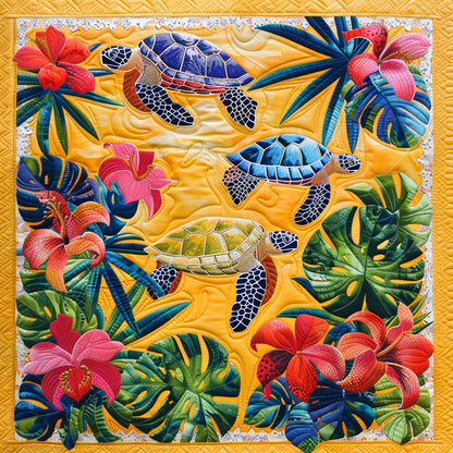 Summer Sea Turtles XR1008001CL Quilt