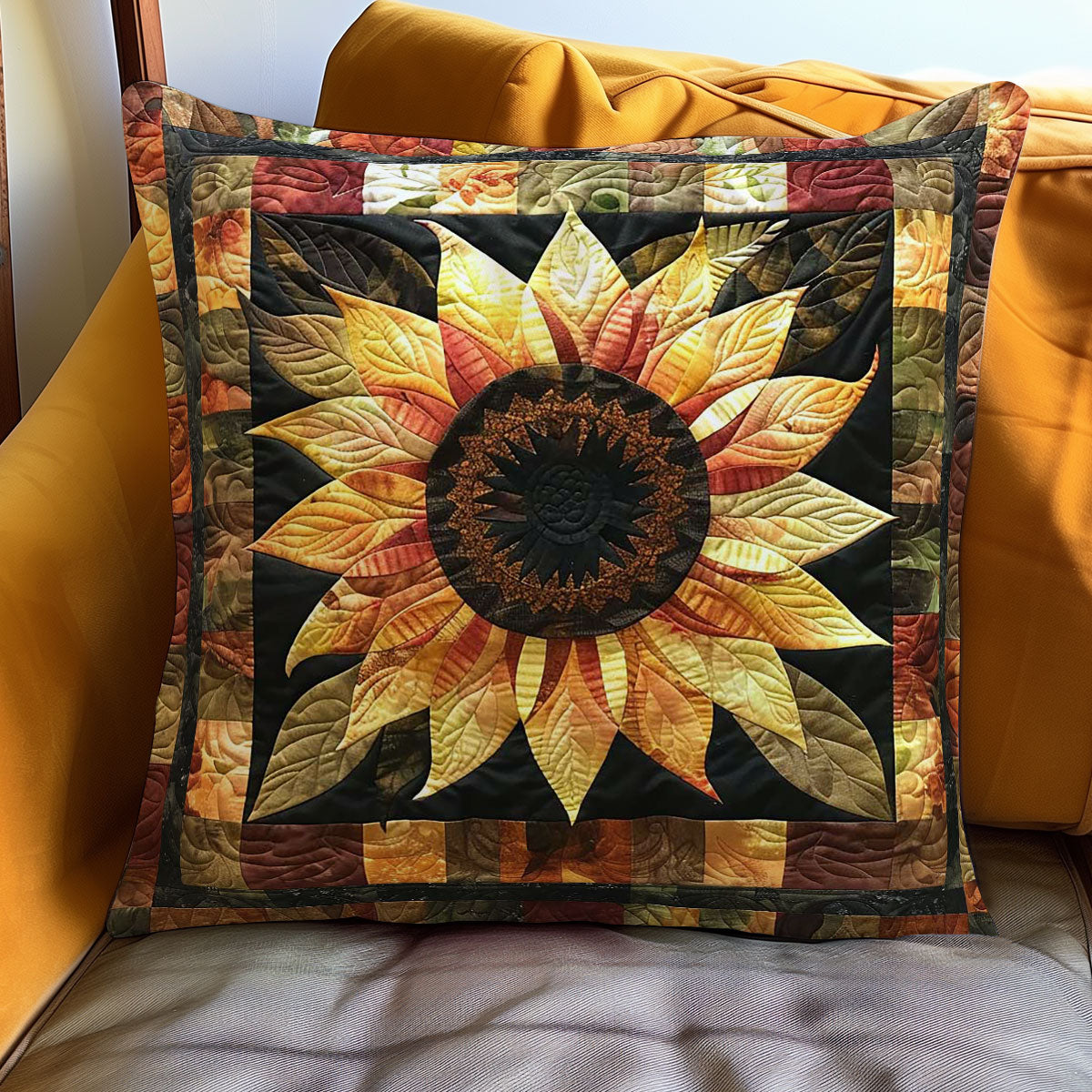 Sunflower Delight WN2607063CL Quilt Pillow Case