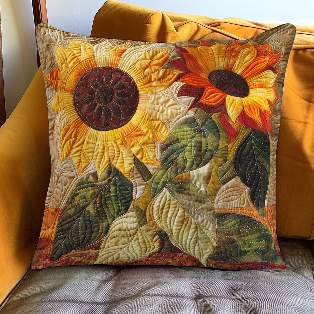 Sunflower Haven WN2607064CL Quilt Pillow Case