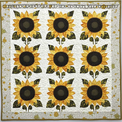 Sunflower Lovers XR0608016CL Quilt