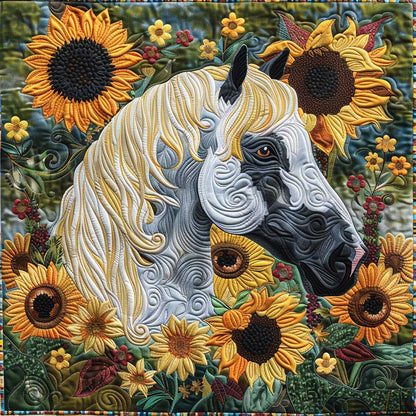 Sunlit Grace Horse XR1008031CL Quilt