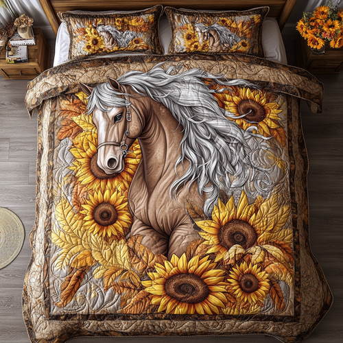 Sunlit Stallion YR2201042CL Duvet Cover Set