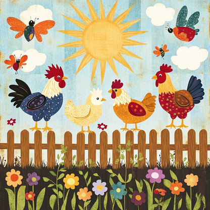 Sunshine Rooster XR0508037CL Quilt