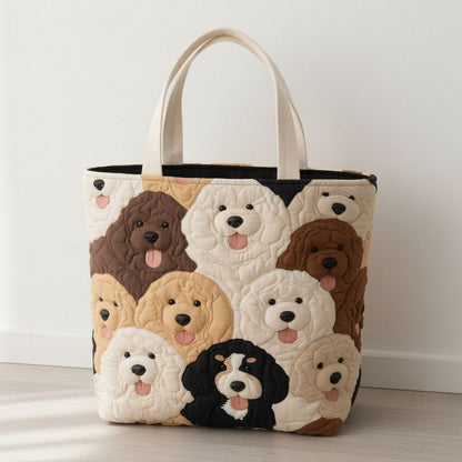 Goldendoodle WJ0303005CL Quilted Tote Bag