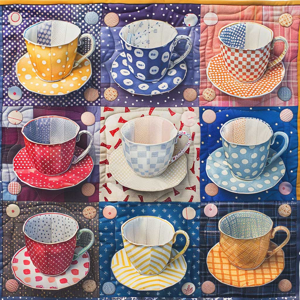 Teacup WJ1007016CL Quilt