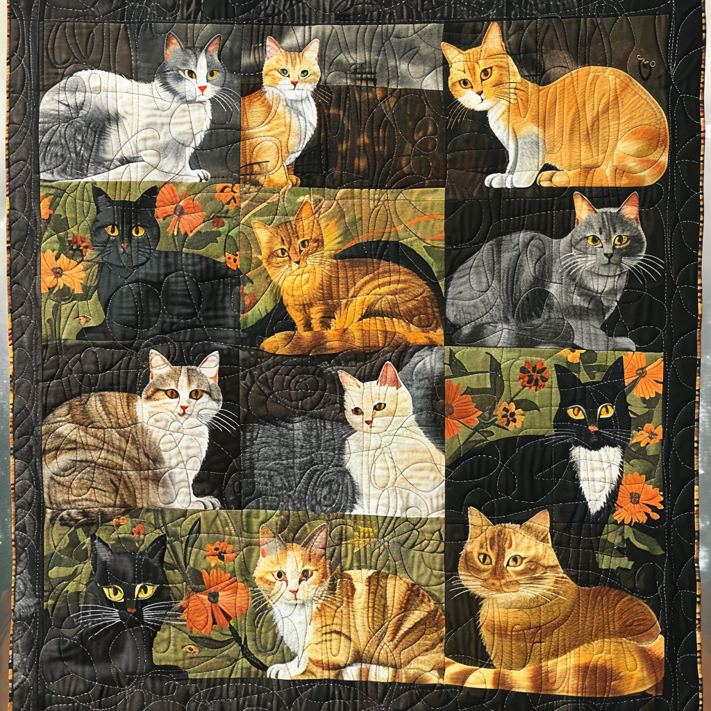 Cats XR0306001CL Quilt