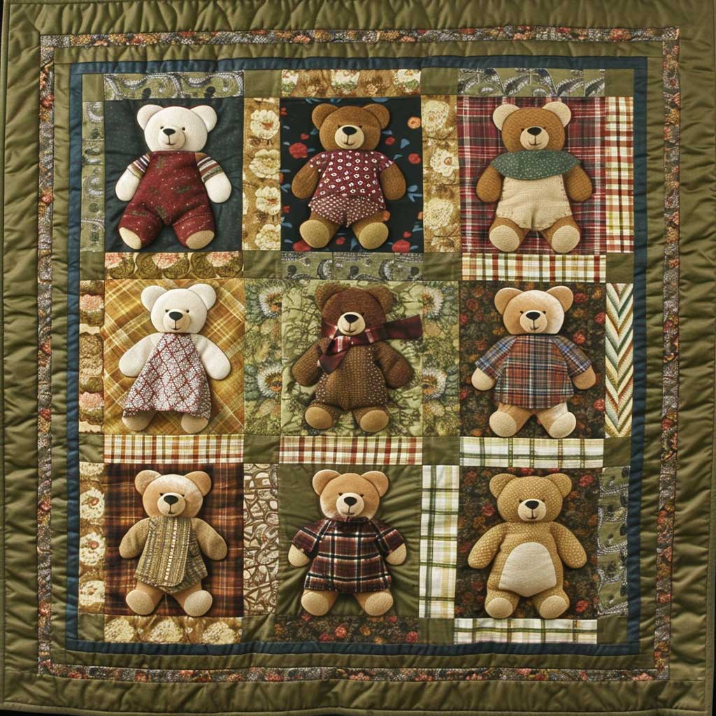 Teddy Bear WJ2806019CL Quilt