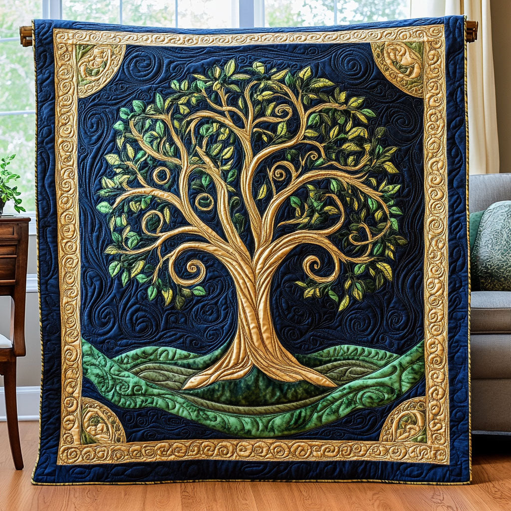 The Golden Bough CP0708027CL Quilt