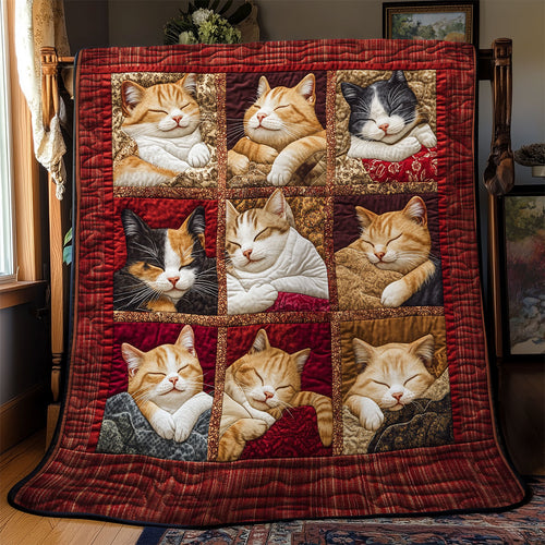 The Sleepy Kittens YR0802033CL Quilt