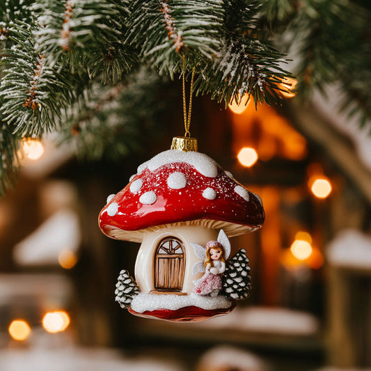 The Toadstool Cottage WJ1110082CL Ornament