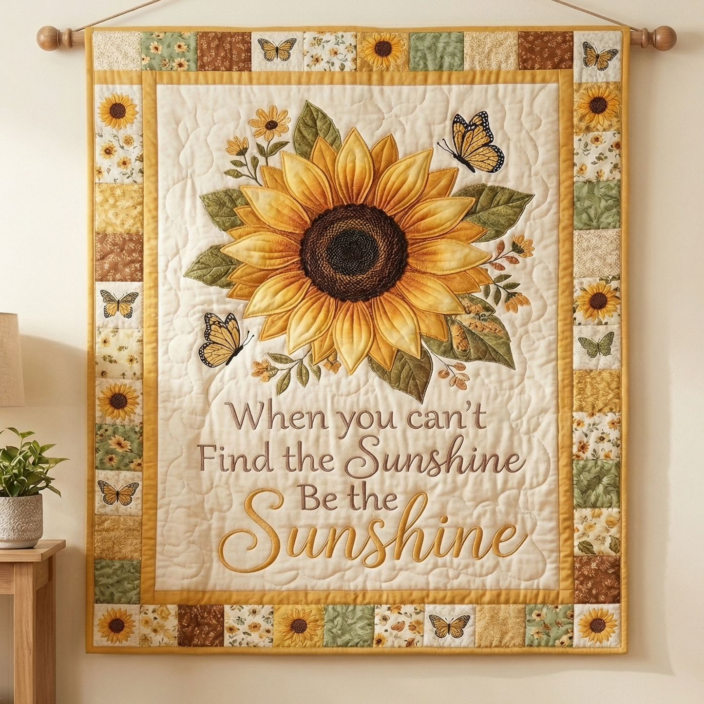 Sunflower Sunshine WN0604023CL Quilt