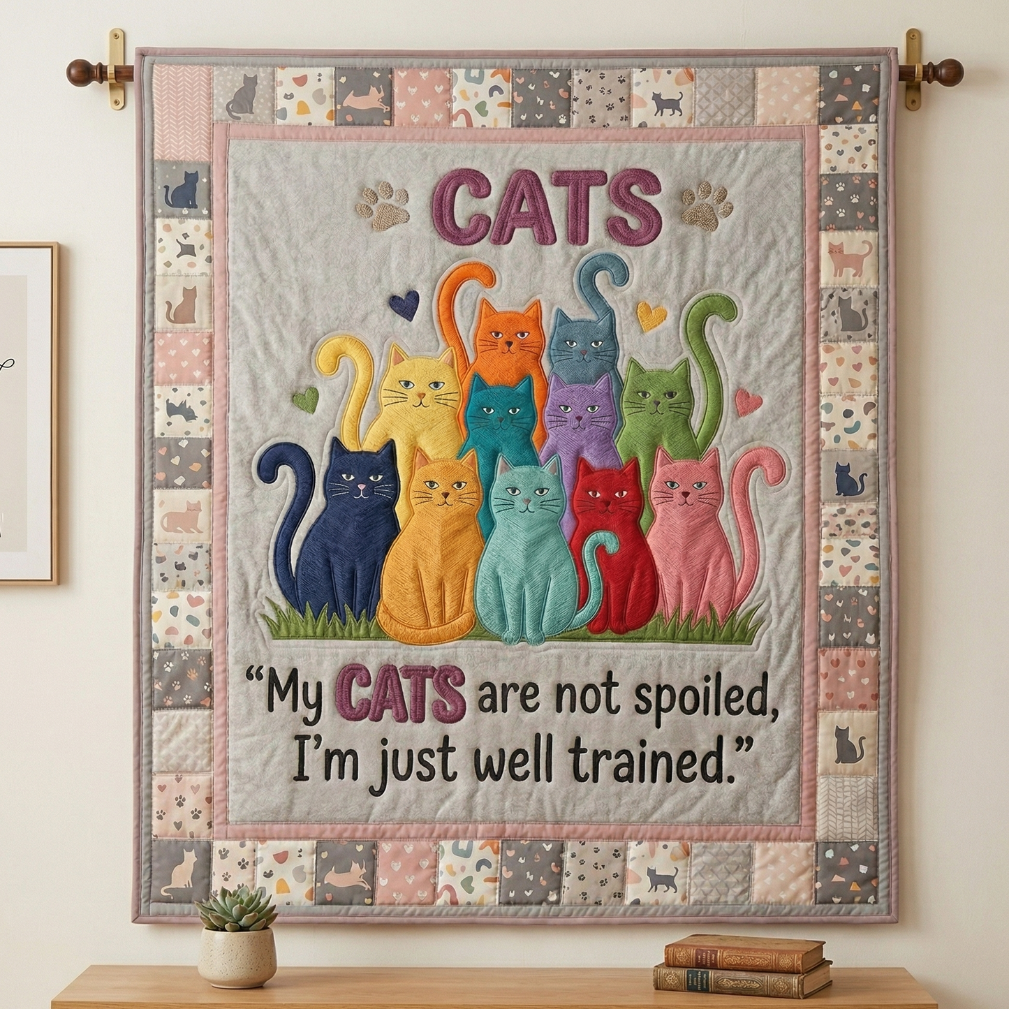 Cat Lover Humor WN0604003CL Quilt