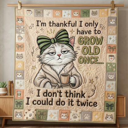 Grumpy Cat Humor WN0604017CL Quilt
