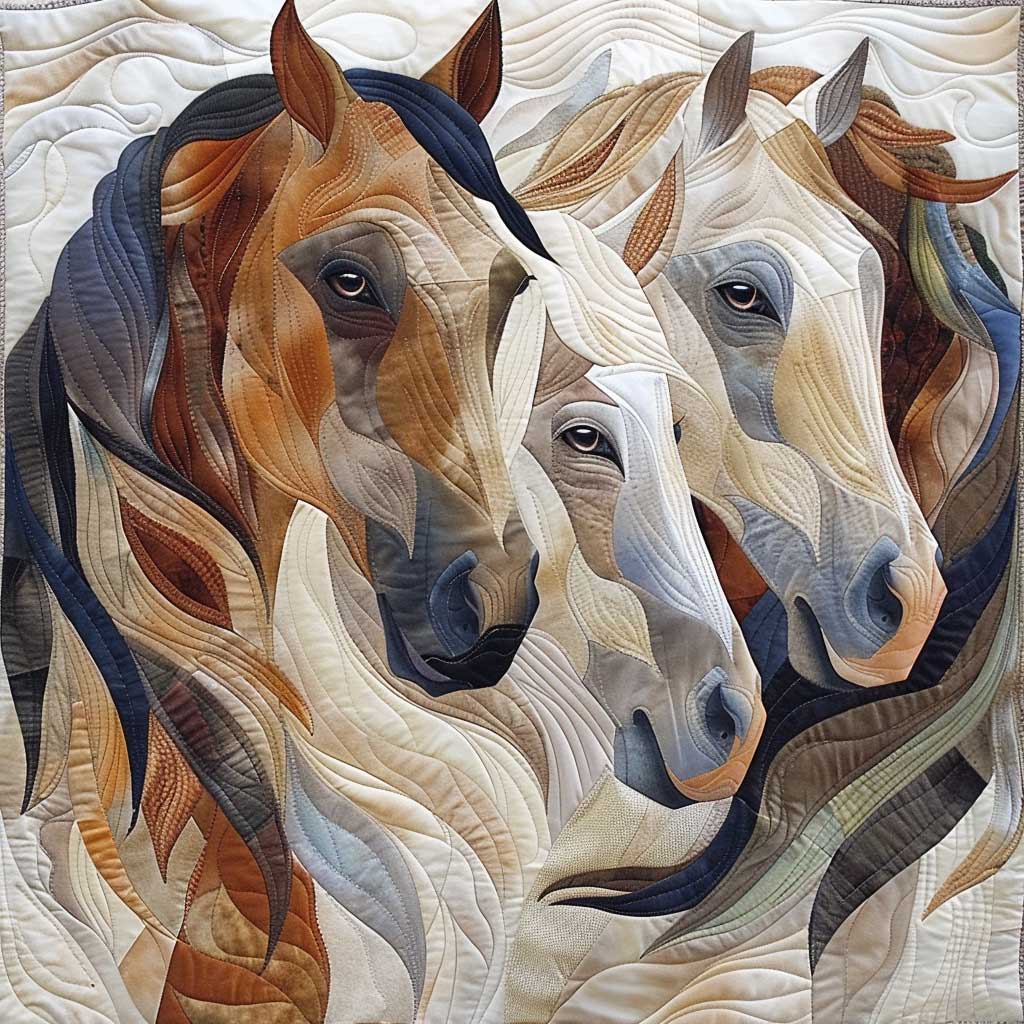 Three Horses XR1207015CL Quilt