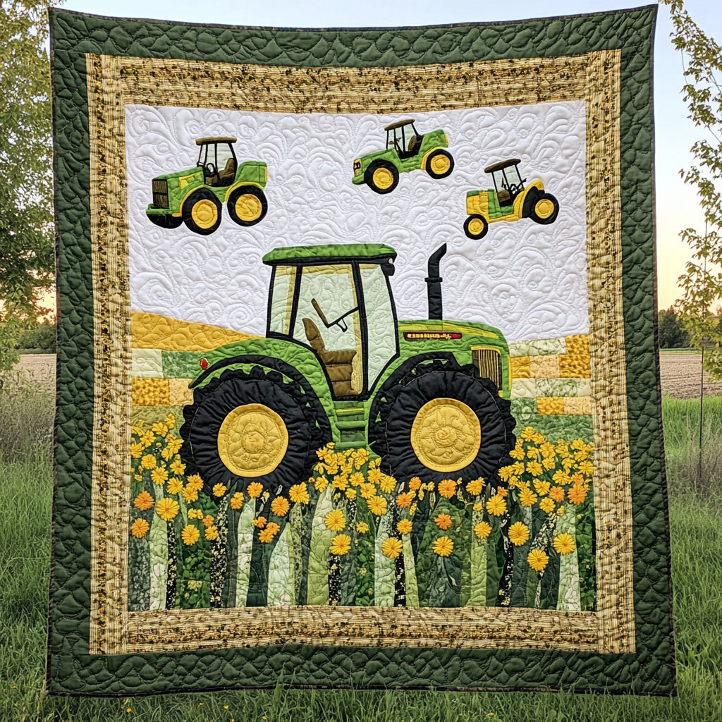 Tractor Trails YR1002033CL Quilt