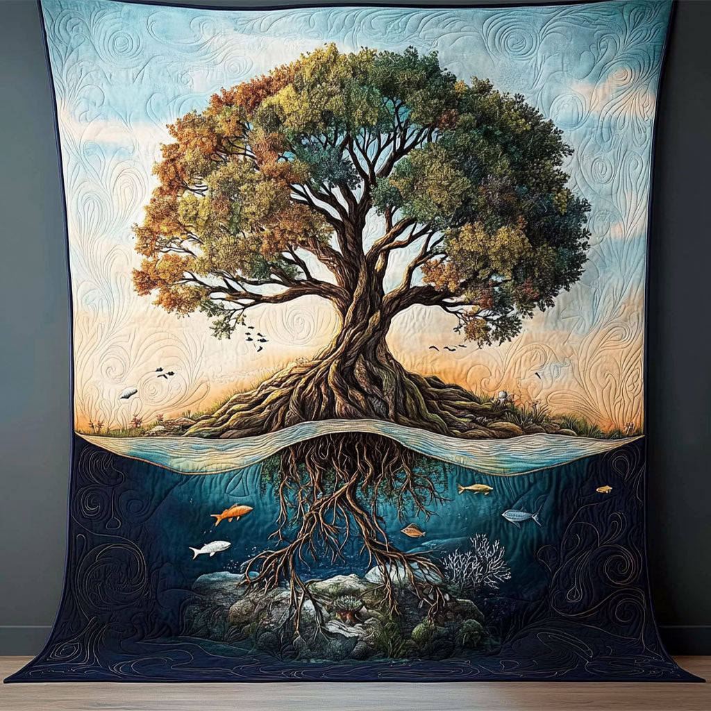 Ancient Tree Of Life WN1001002CL Quilt main image 0