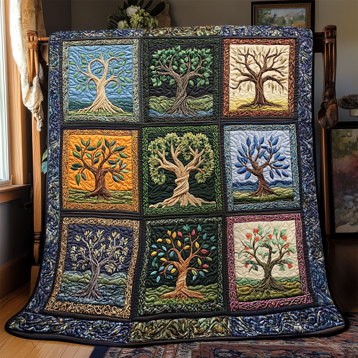 Tree of Seasons YR0802014CL Quilt