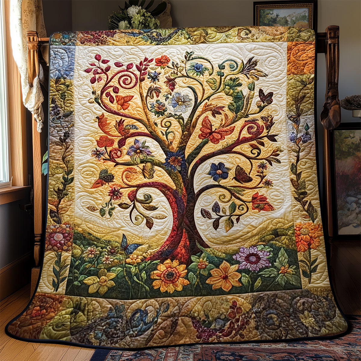 Tree of Seasons YR0902001CL Quilt