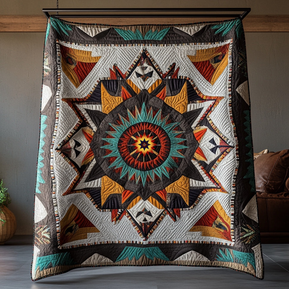 Tribal Patchwork WU0912047CL Quilt