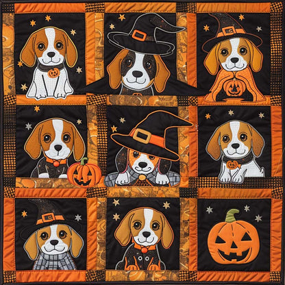 Trick Or Treat Beagles XR1908018CL Quilt