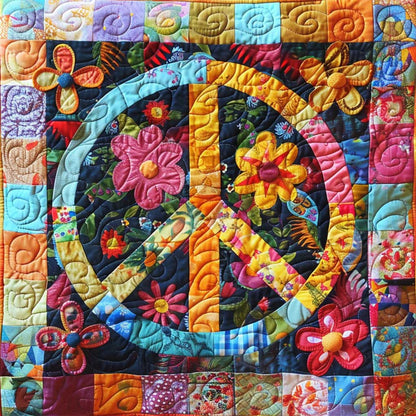 Trippy Hippie Sign WJ0108030CL Quilt