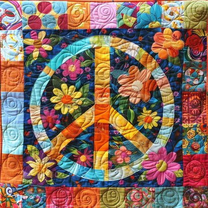 Trippy Hippie Sign WJ0108031CL Quilt