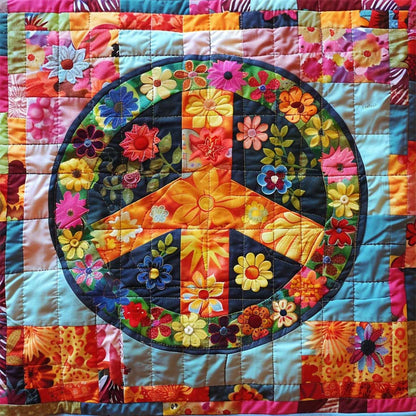 Trippy Hippie Sign WJ0108032CL Quilt