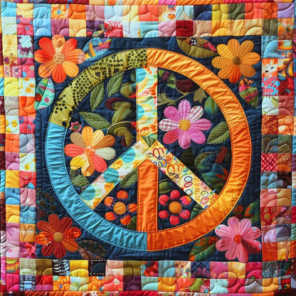 Trippy Hippie Sign WJ0108033CL Quilt