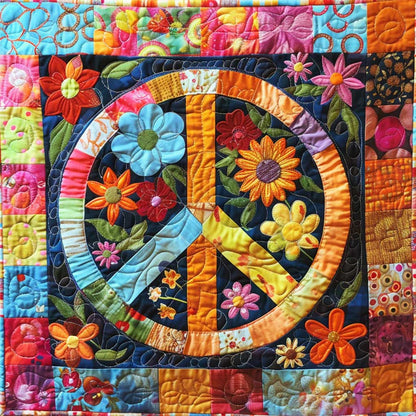 Trippy Hippie Sign WJ0108034CL Quilt