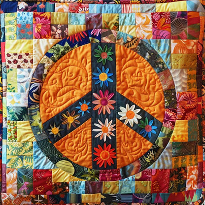 Trippy Hippie Sign WJ0208034CL Quilt