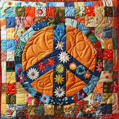 Trippy Hippie Sign WJ3107037CL Quilt