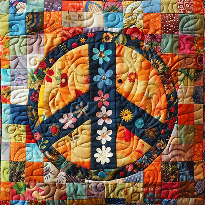 Trippy Hippie Sign WJ3107038CL Quilt