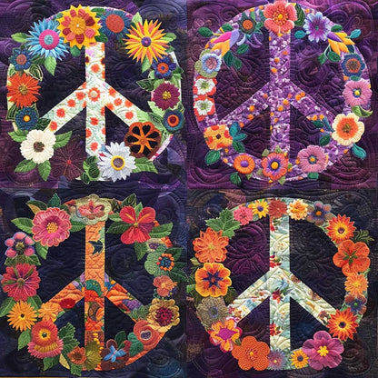 Trippy Hippie Sign WJ1107020CL Quilt