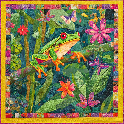 Tropical Frog XR0708013CL Quilt