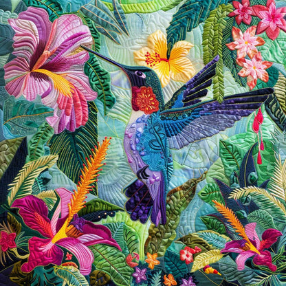 Tropical Hummingbird XR2407041CL Quilt