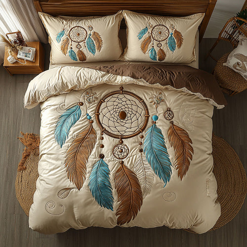 Turquoise Dreamcatcher WU2002045CL Duvet Cover Set