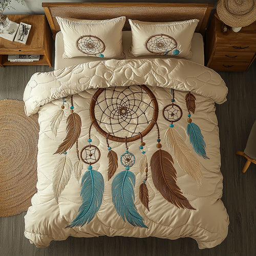 Turquoise Dreamcatcher WU2002046CL Duvet Cover Set