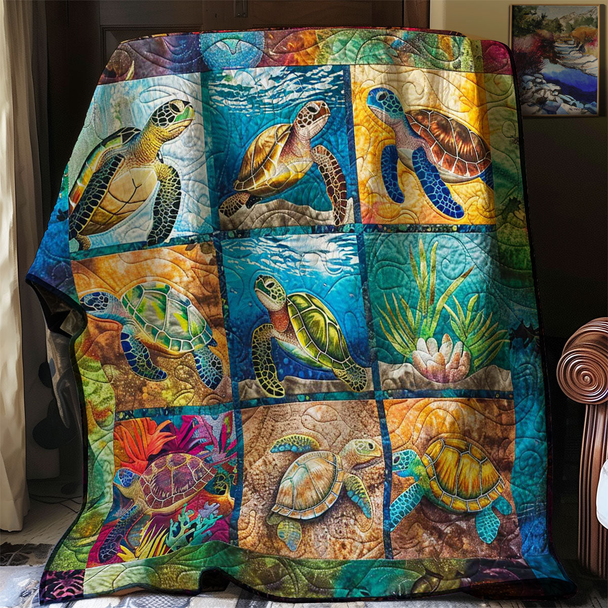 Turtle Haven WN2607006CL Quilt