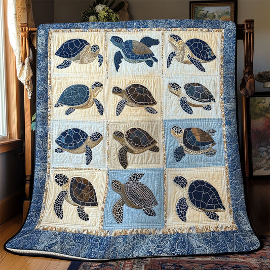Turtle Ocean YR0402019CL Quilt
